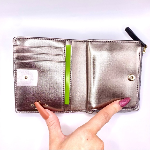 KATE SPADE *NWT*  Patterson Drive Small Shawn Wallet - Pewter - Picture 7 of 10